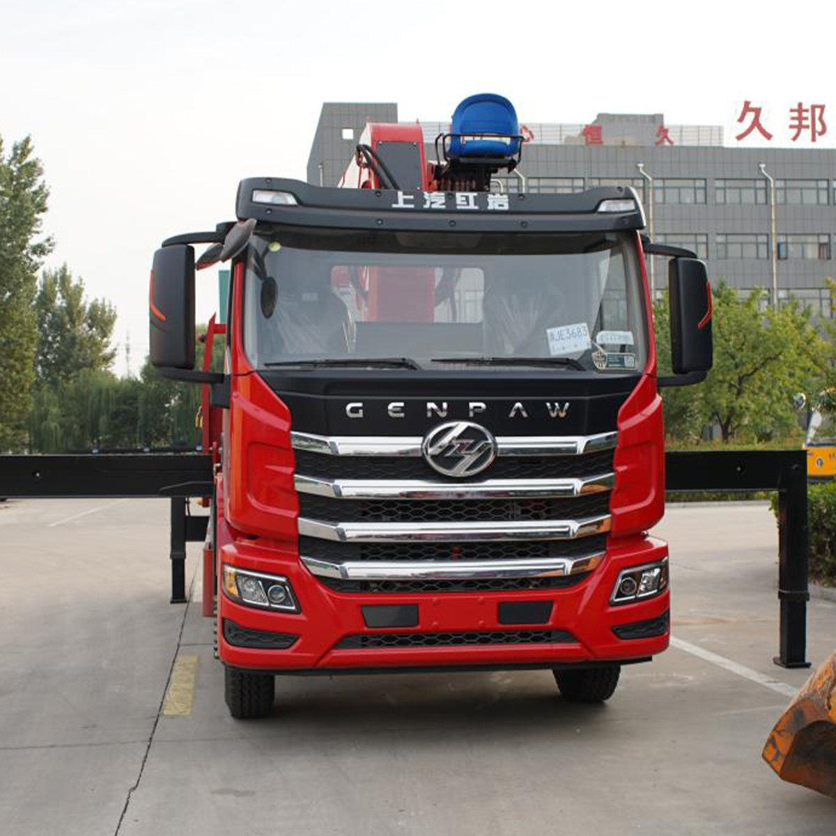 8吨随车吊桩式运输车